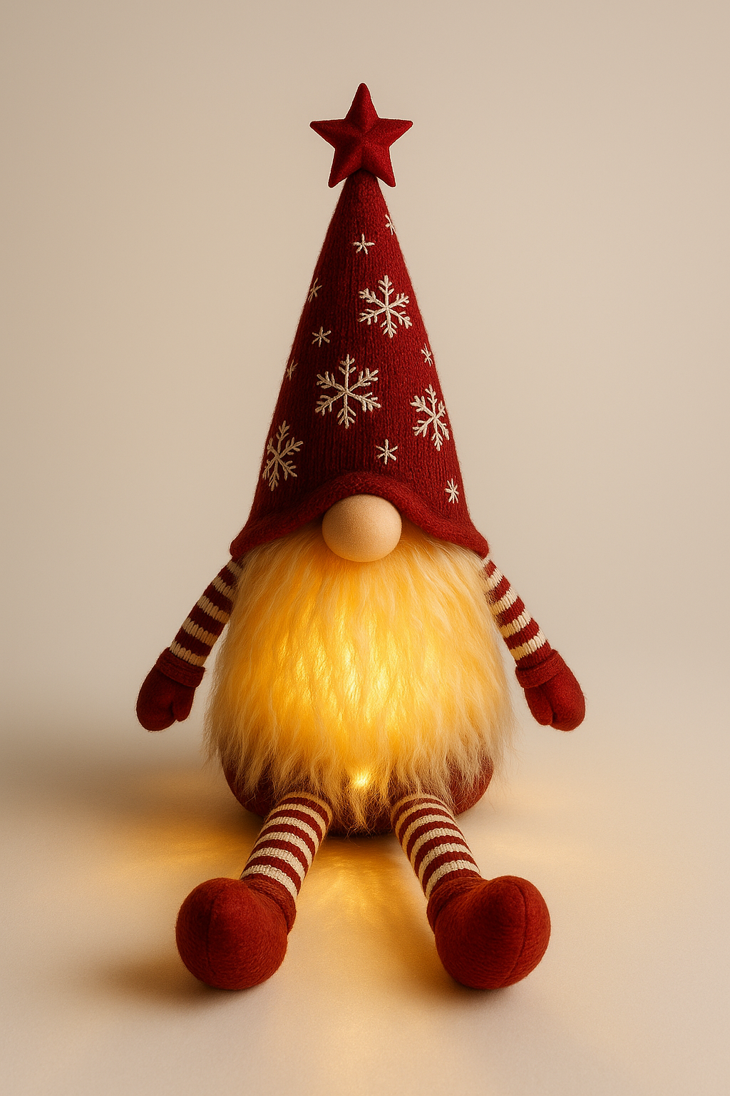 LED Christmas Gnome Doll