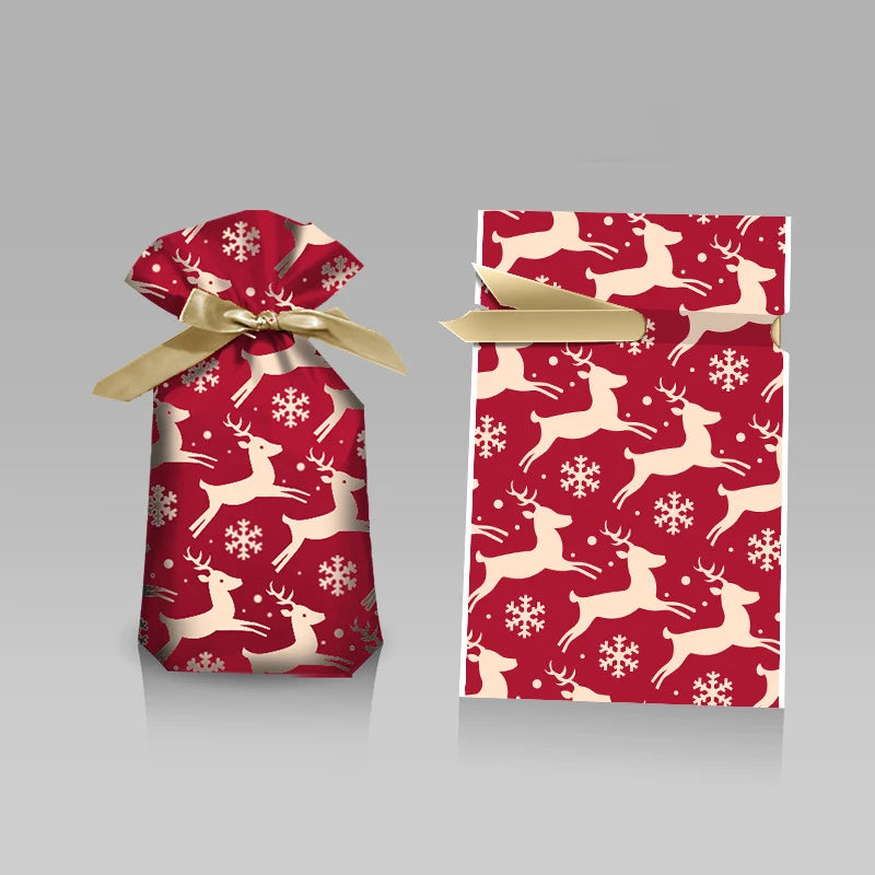 Christmas Drawstring Gift Bag