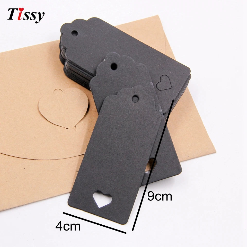 50PCS Kraft Paper Love Tags
