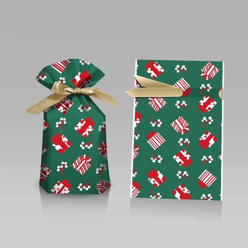 Christmas Drawstring Gift Bag
