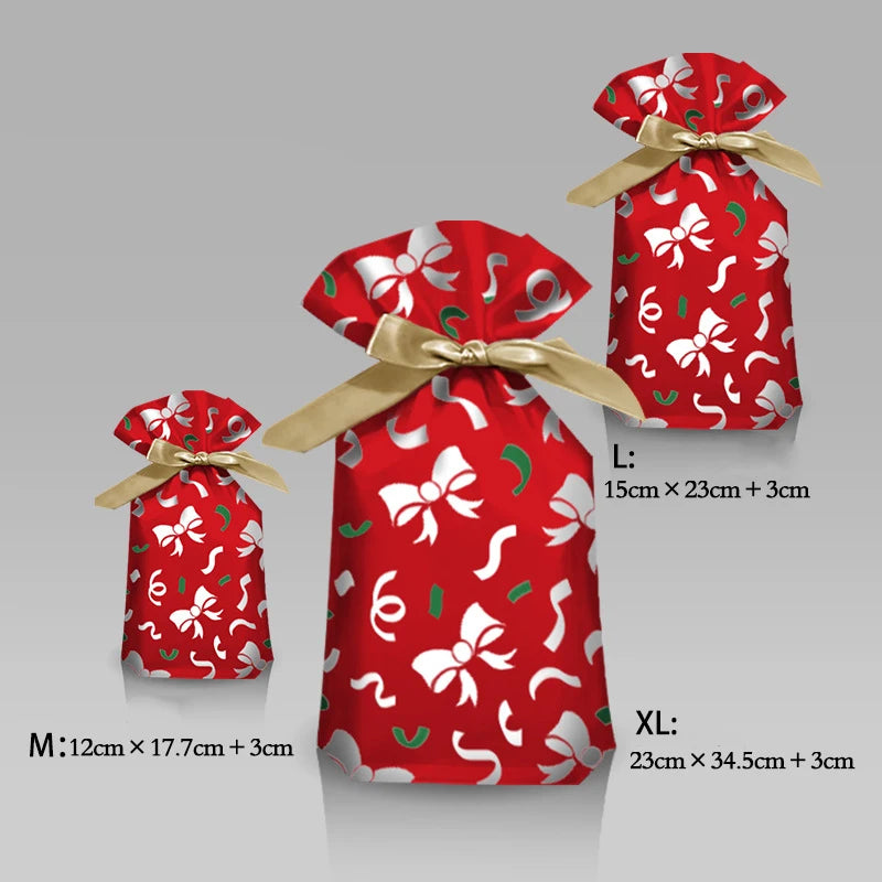 Christmas Drawstring Gift Bag