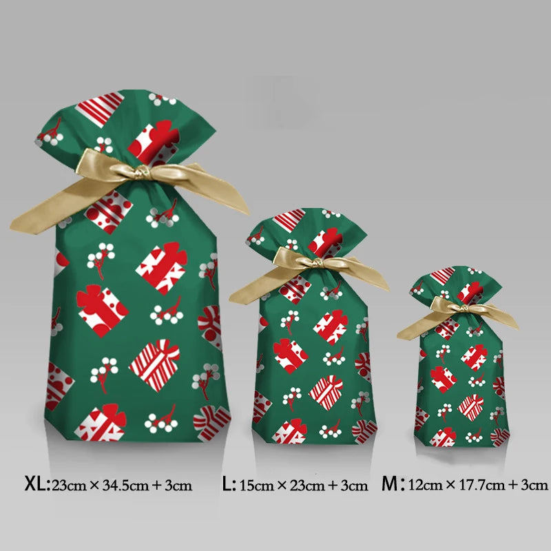 Christmas Drawstring Gift Bag