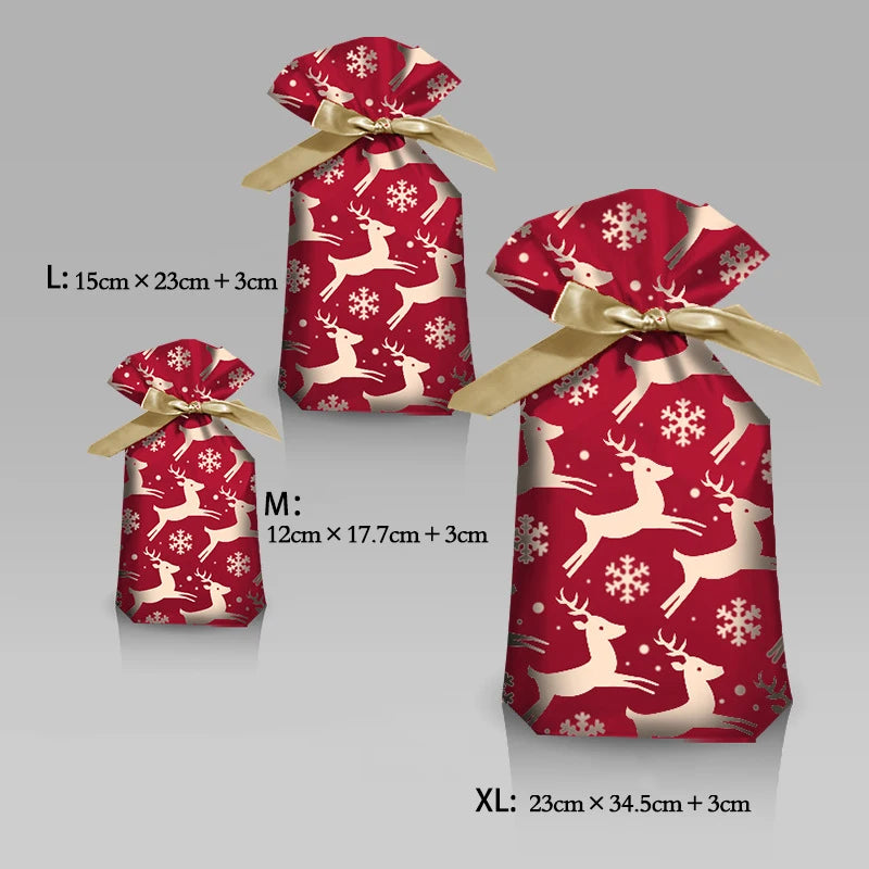 Christmas Drawstring Gift Bag