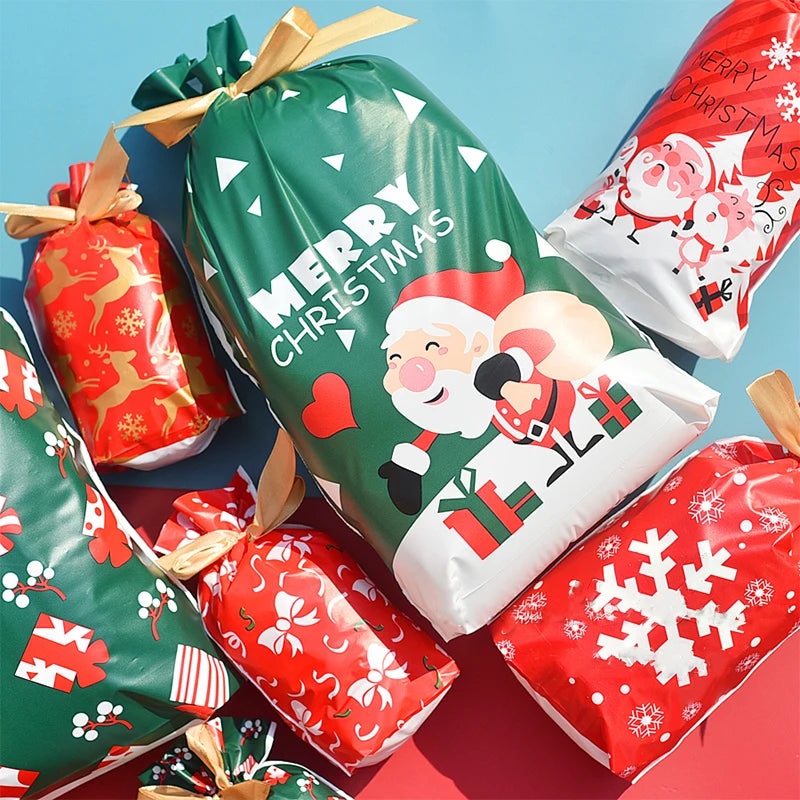 Christmas Drawstring Gift Bag