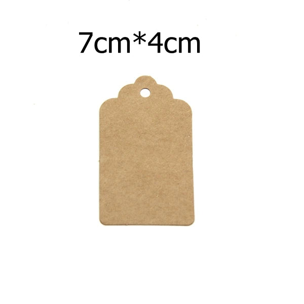 50PCS Kraft Paper Love Tags