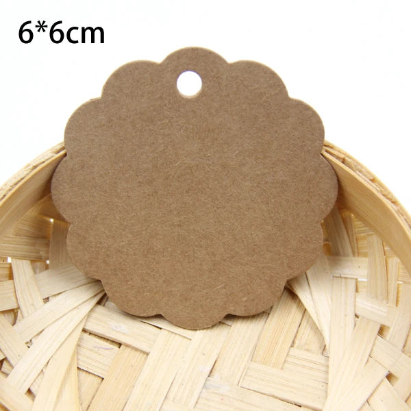 50PCS Kraft Paper Love Tags