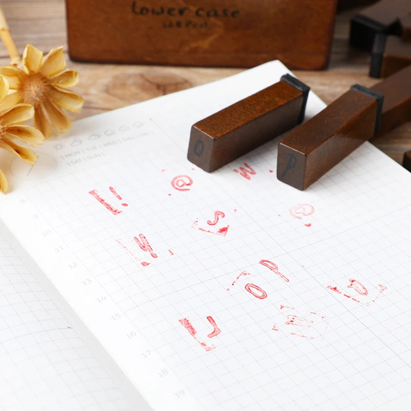 28pcs Alphabet Stamp Set