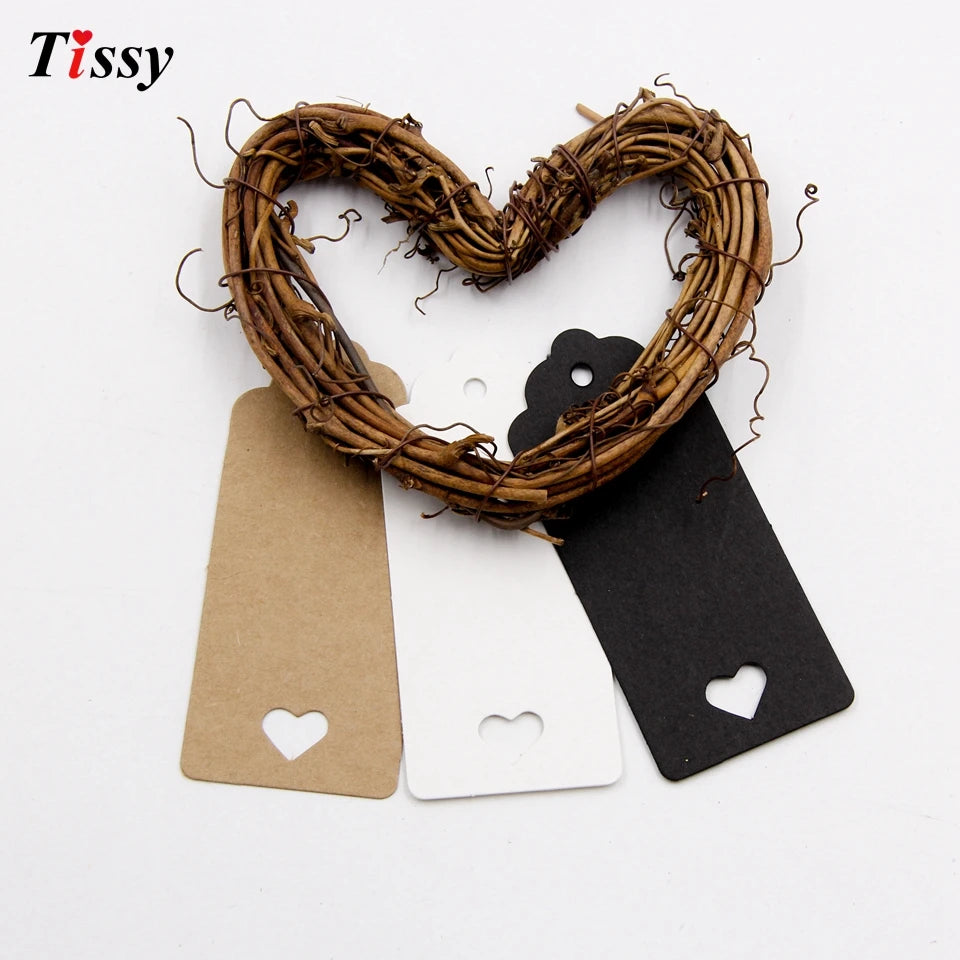 50PCS Kraft Paper Love Tags