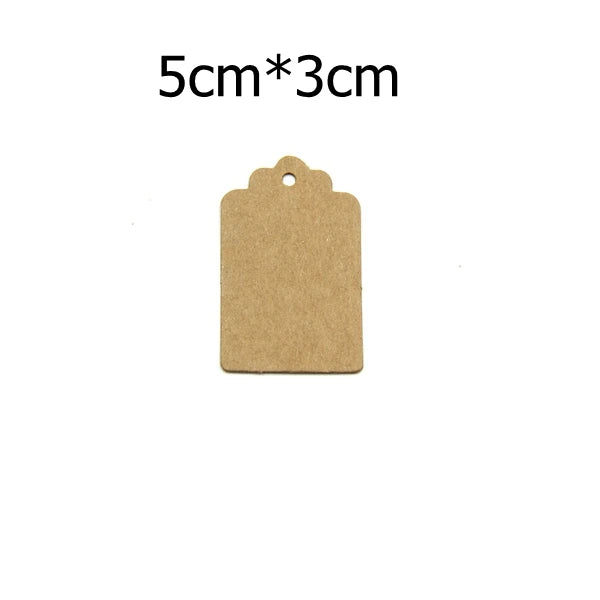 50PCS Kraft Paper Love Tags