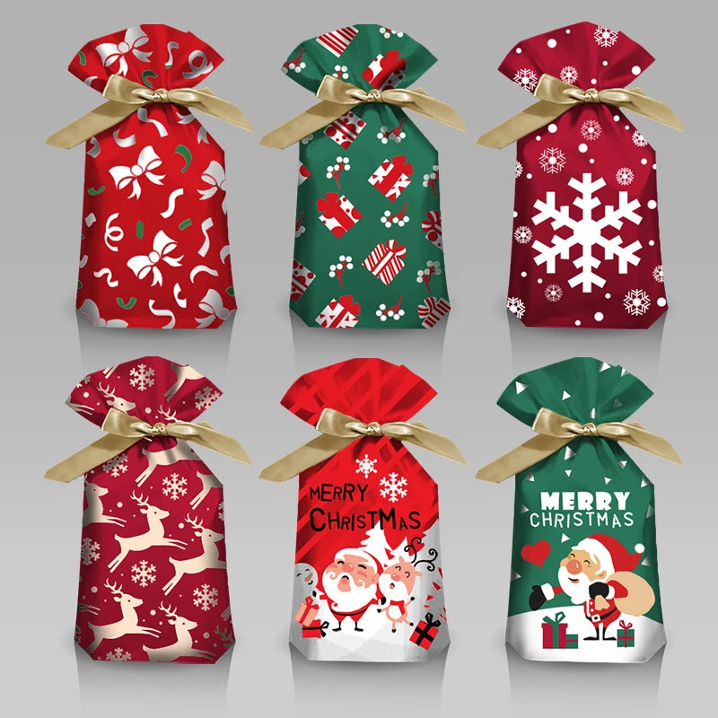 Christmas Drawstring Gift Bag