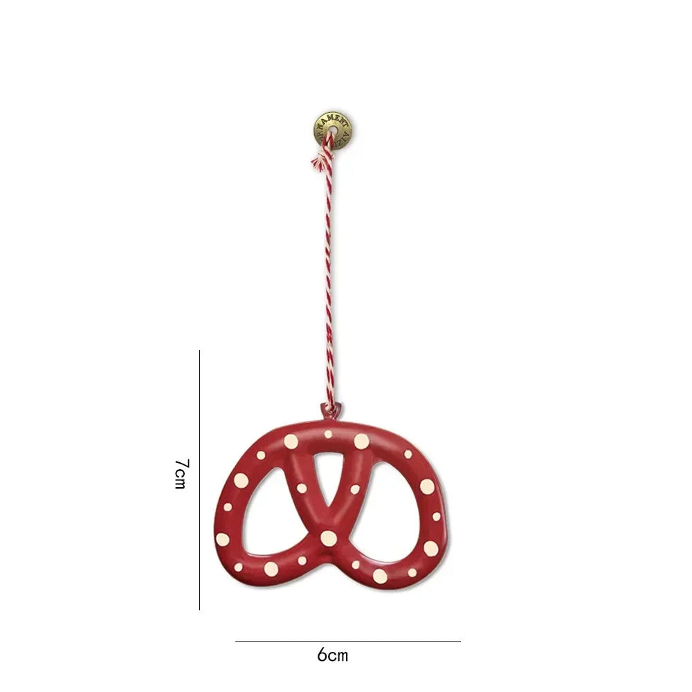 Nordic Christmas Iron Hanging Ornament