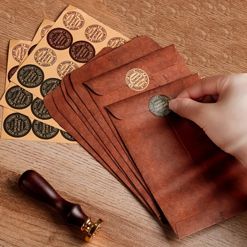 Vintage Kraft Paper Envelopes (10PCS)