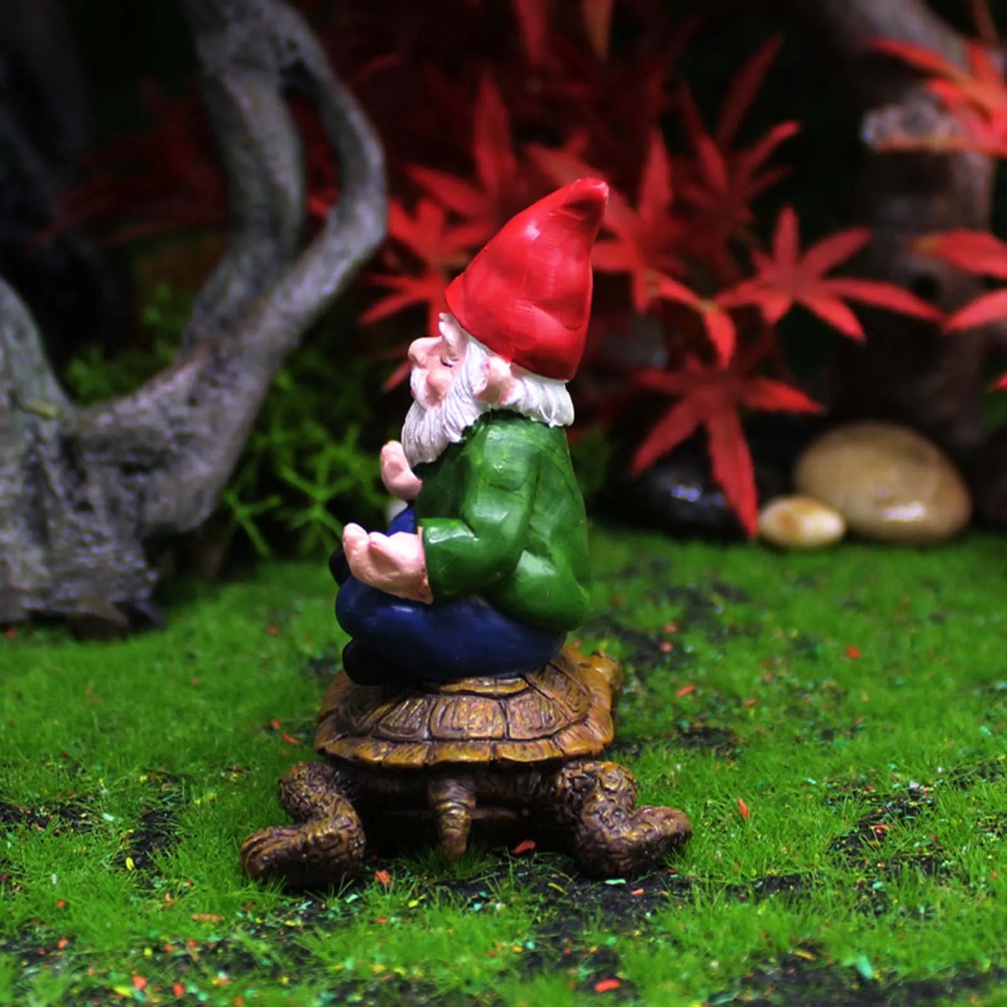Garden Gnome Riding Turtle