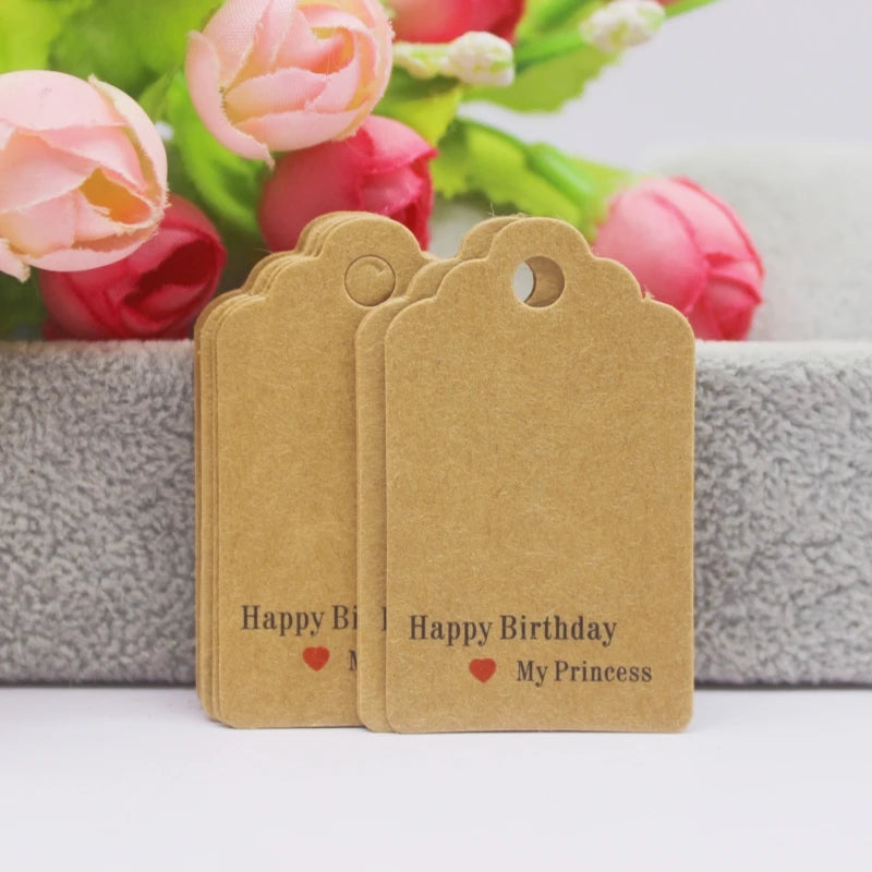 100pcs Label Tags with Strings
