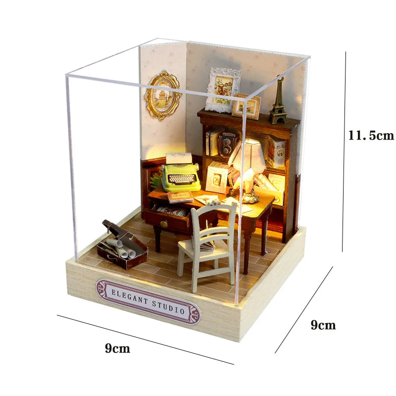 NoeluxeTM DIY Moon Magic Dollhouse Kit