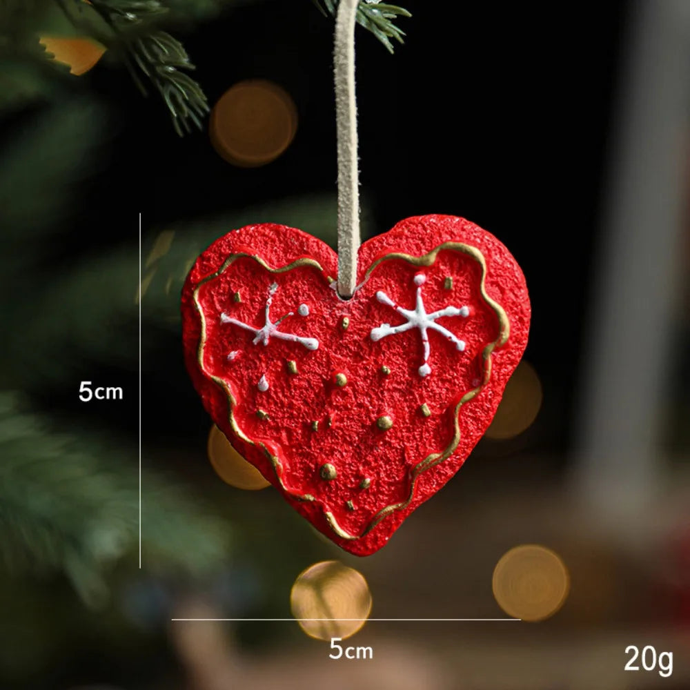 Christmas Resin Horse Pendant Ornament