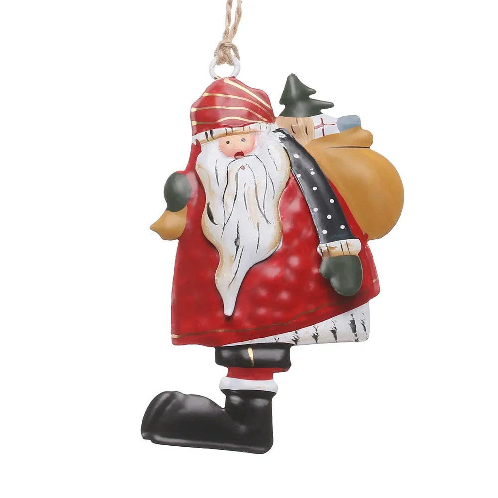 Nordic Christmas Iron Hanging Ornament