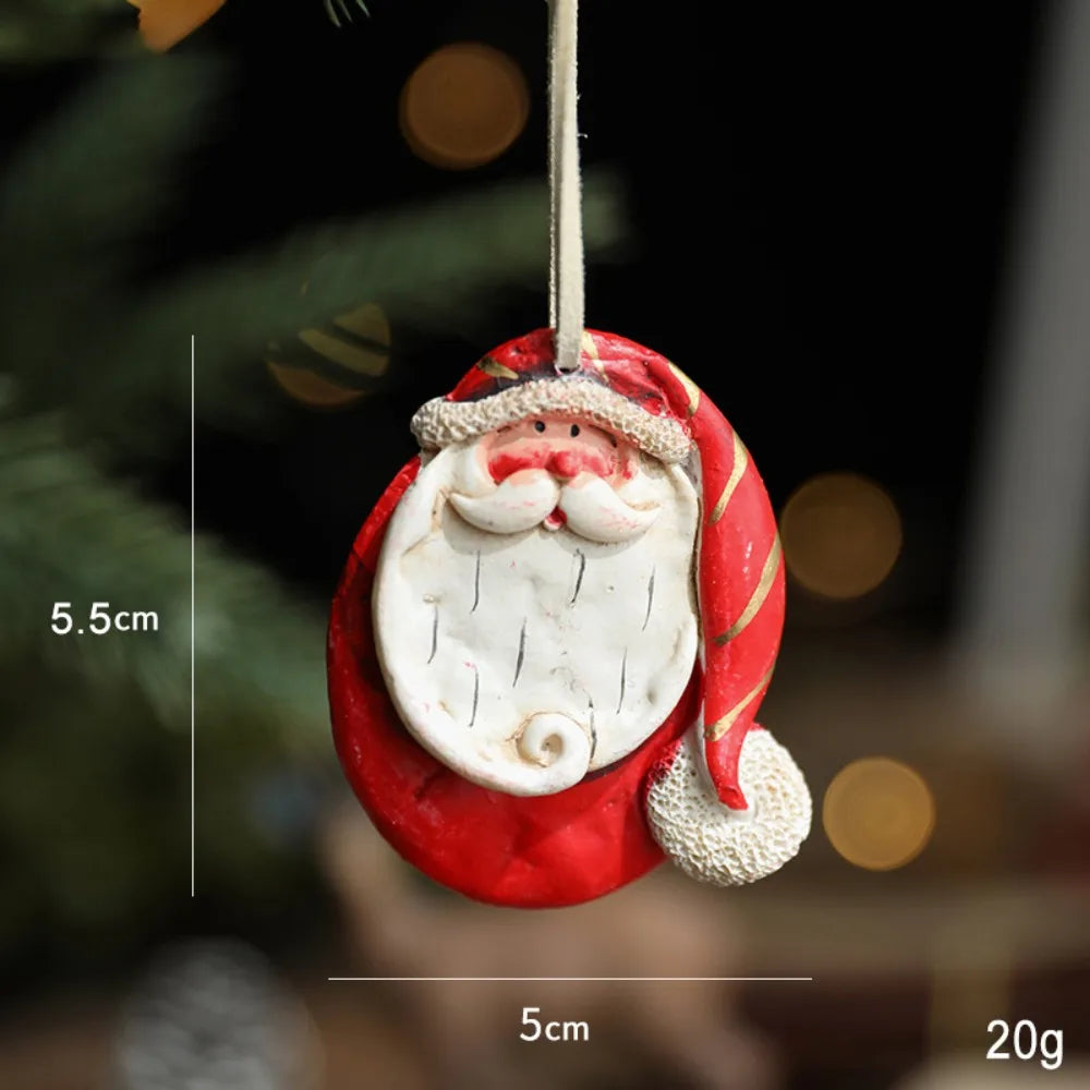 Christmas Resin Horse Pendant Ornament