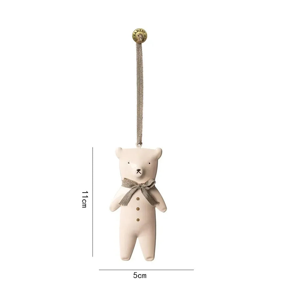 Nordic Christmas Iron Hanging Ornament