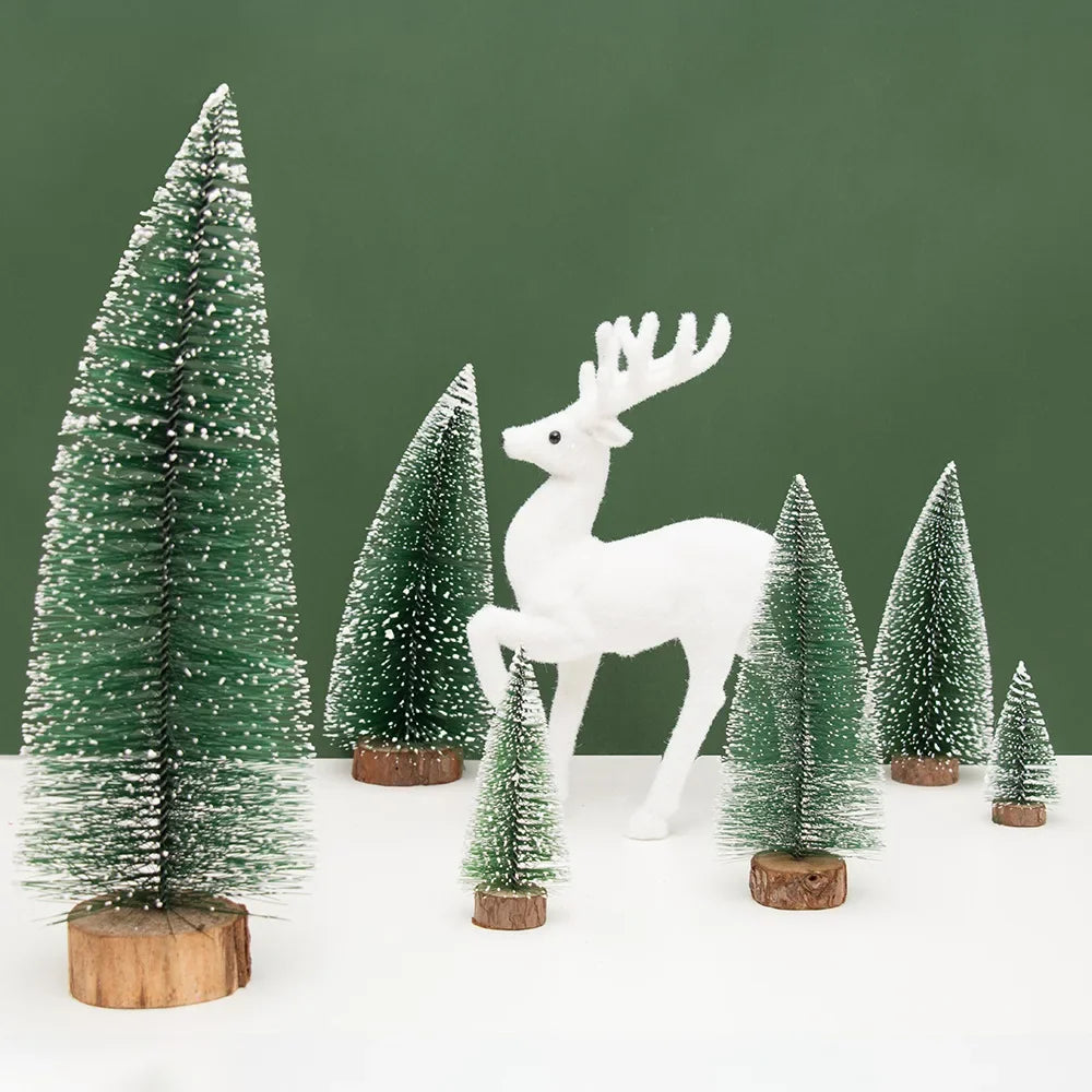 Mini Snow Covered Christmas Tree