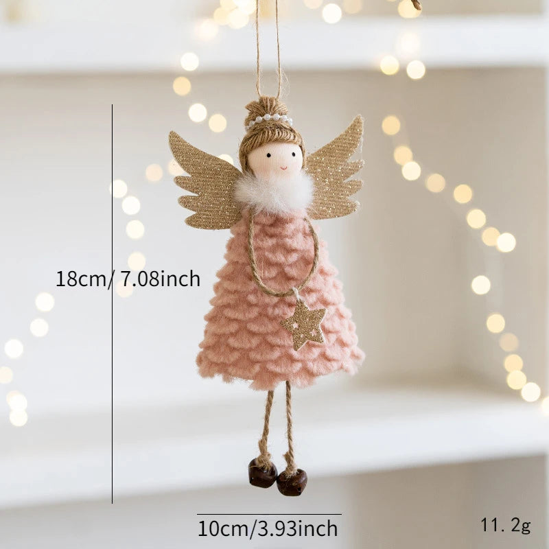 Christmas Mouse Ballet Angel Pendant