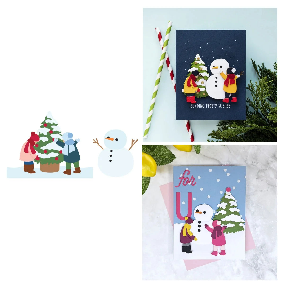 Christmas 2025 Window Wonderland Cutting Dies & Stamps Set