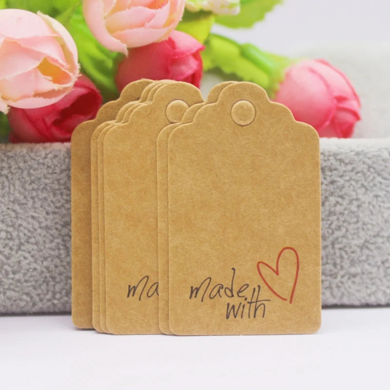 100pcs Label Tags with Strings