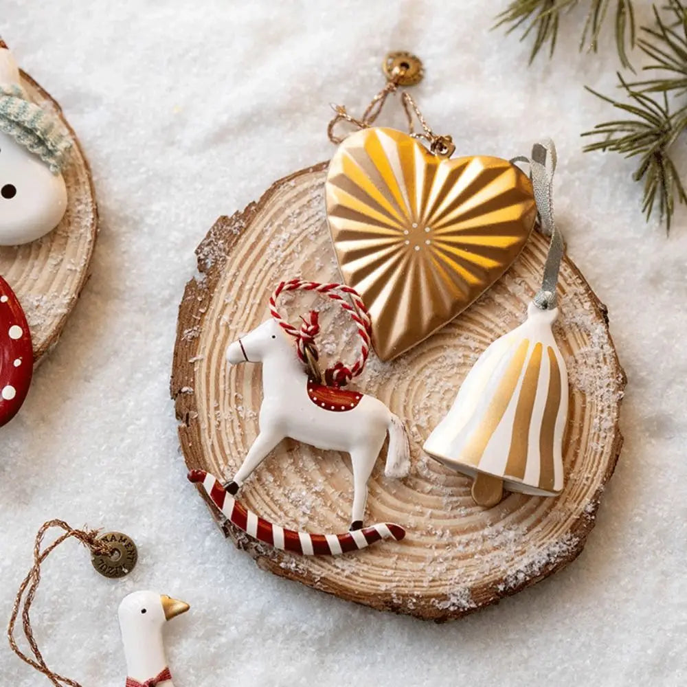 Nordic Christmas Iron Hanging Ornament