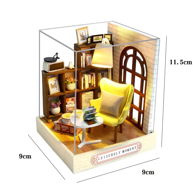 NoeluxeTM DIY Moon Magic Dollhouse Kit