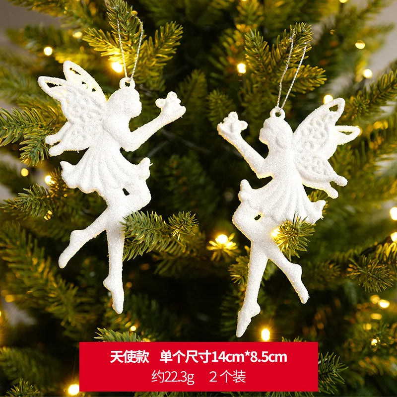 Snowflake, Angel & Deer Ornaments