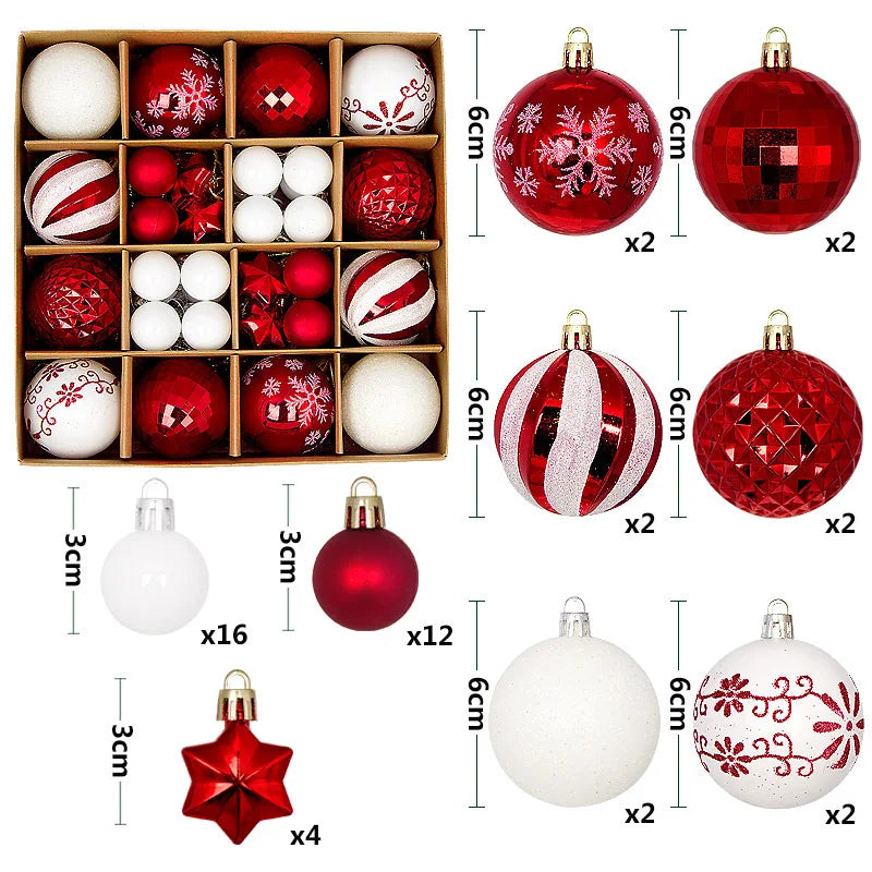 Christmas Ball Ornament Set