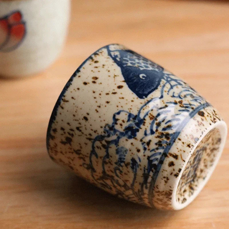 Japanese-Style Ceramic Sake Cup