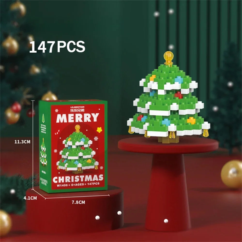 Christmas Micro Mini Building Blocks Toys