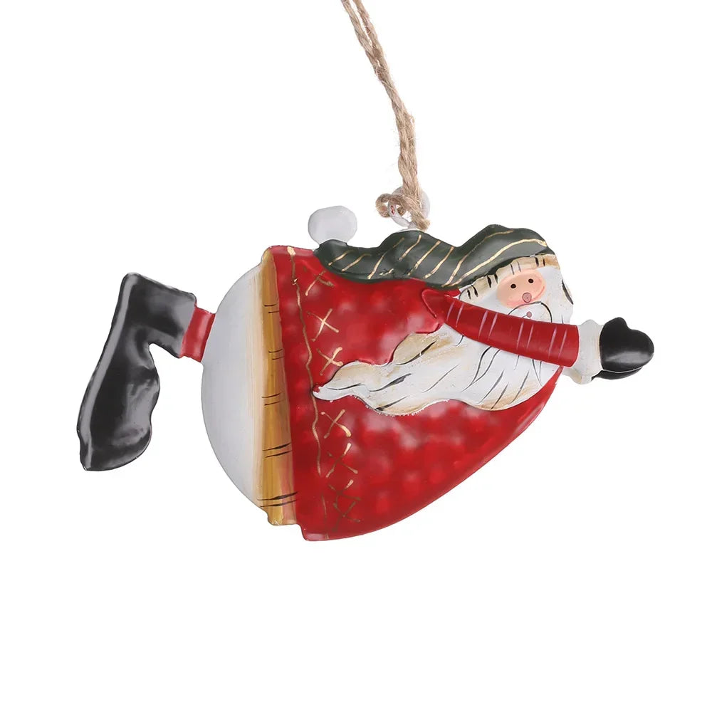 Nordic Christmas Iron Hanging Ornament