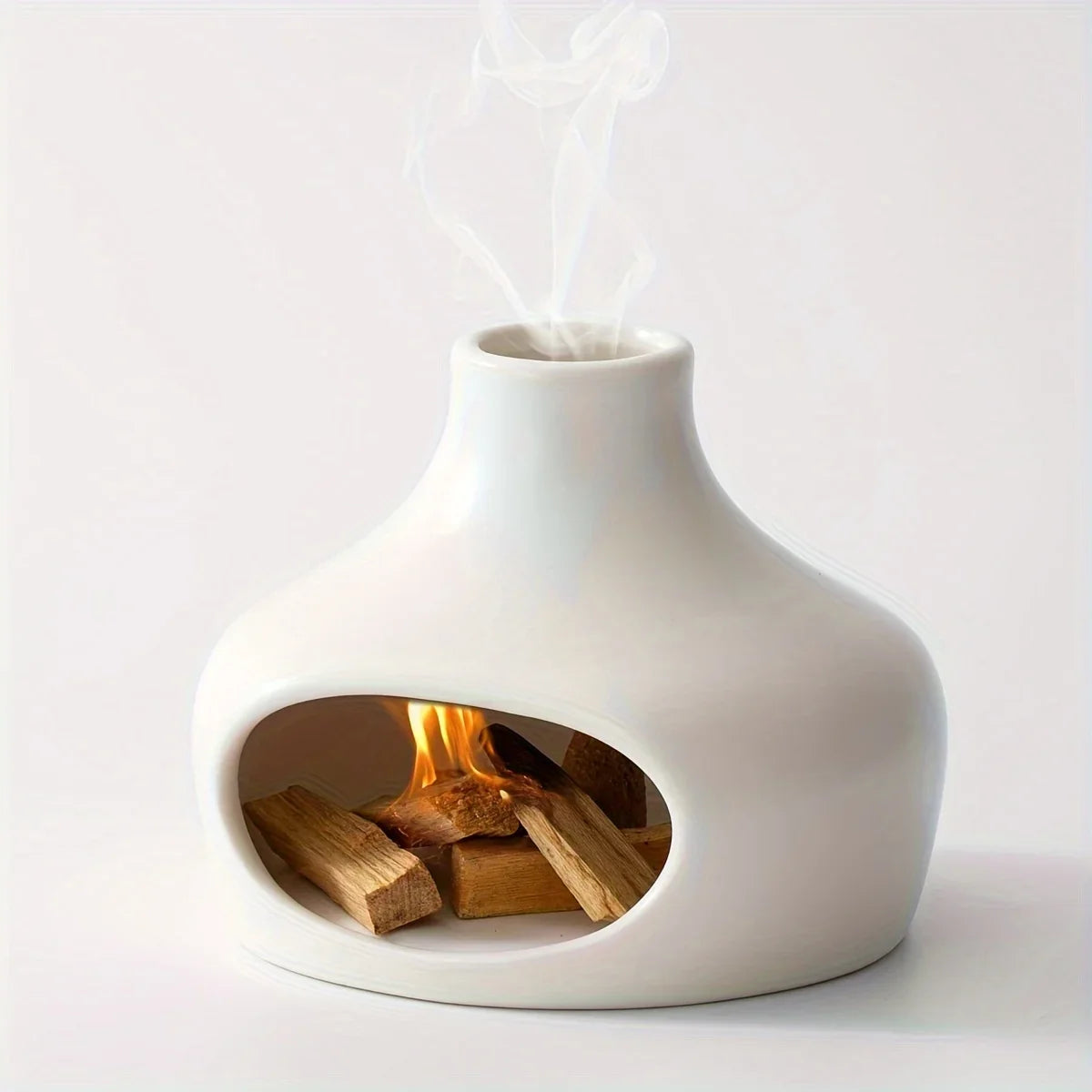 Elegant Ceramic Palo Santo & Sage Burner