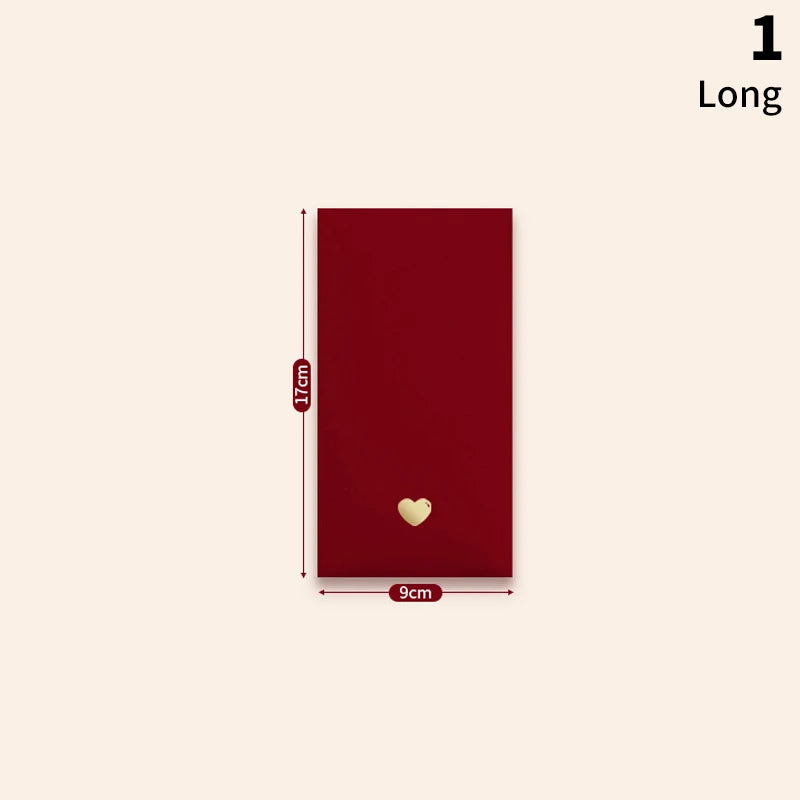 6pcs Chinese Red Envelope Set – Spring Festival Lucky Money Packets