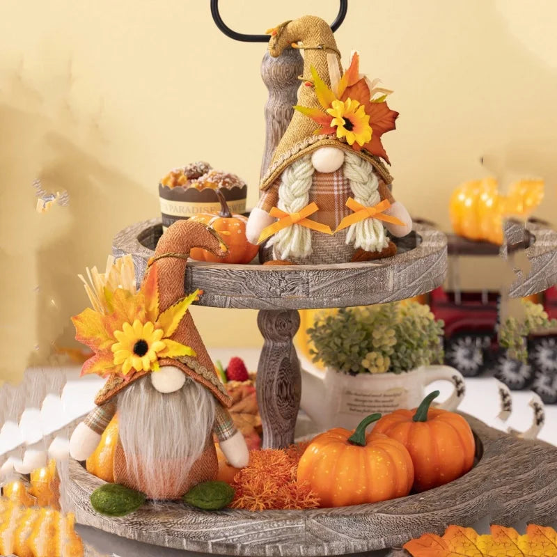 Harvest Maple Leaf & Sunflower Doll