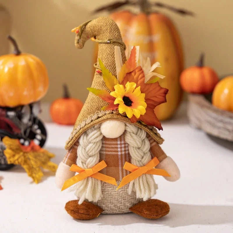 Harvest Maple Leaf & Sunflower Doll