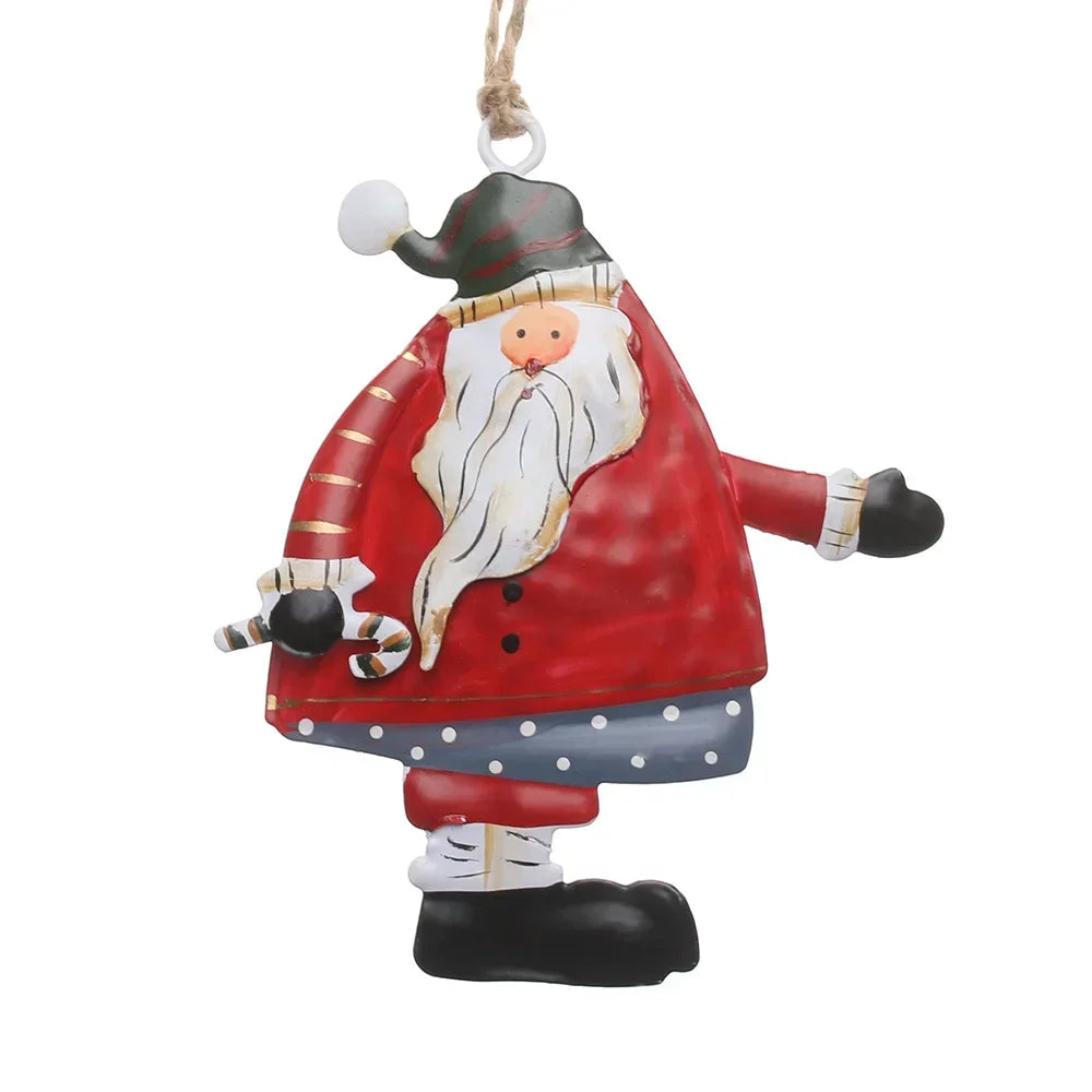 Nordic Christmas Iron Hanging Ornament