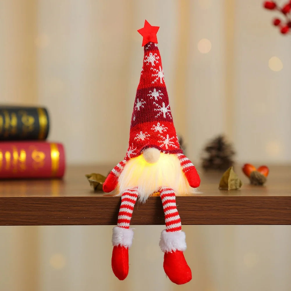 LED Christmas Gnome Doll