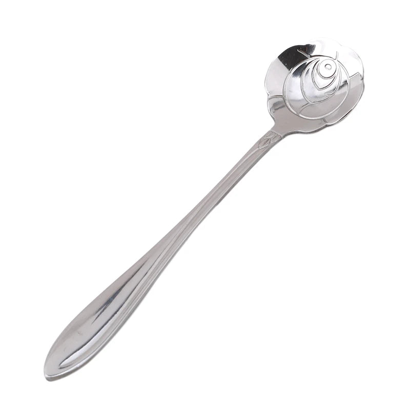 Stainless Steel Flower Spoon Set (8pcs)