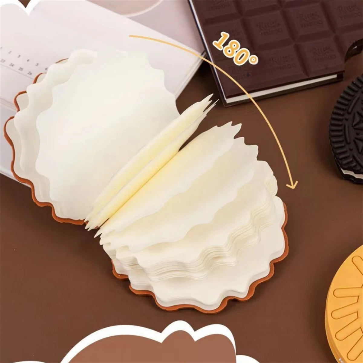 Scented Chocolate & Cookie Pocket Notepads (80 Pages/Set)
