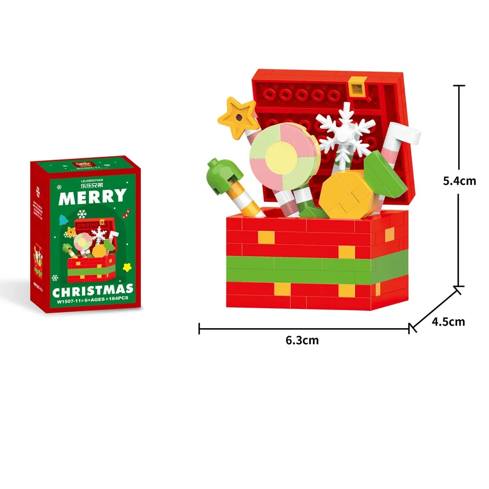 Christmas Micro Mini Building Blocks Toys