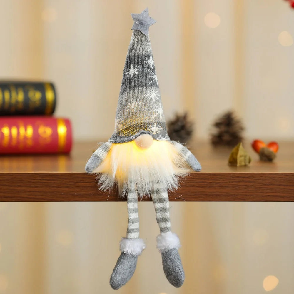 LED Christmas Gnome Doll