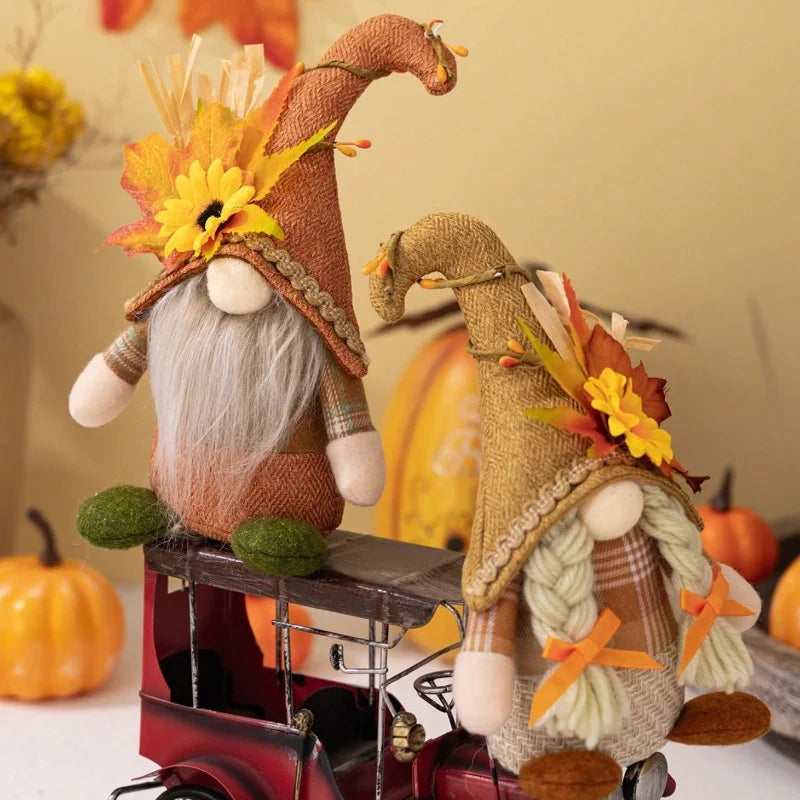 Harvest Maple Leaf & Sunflower Doll