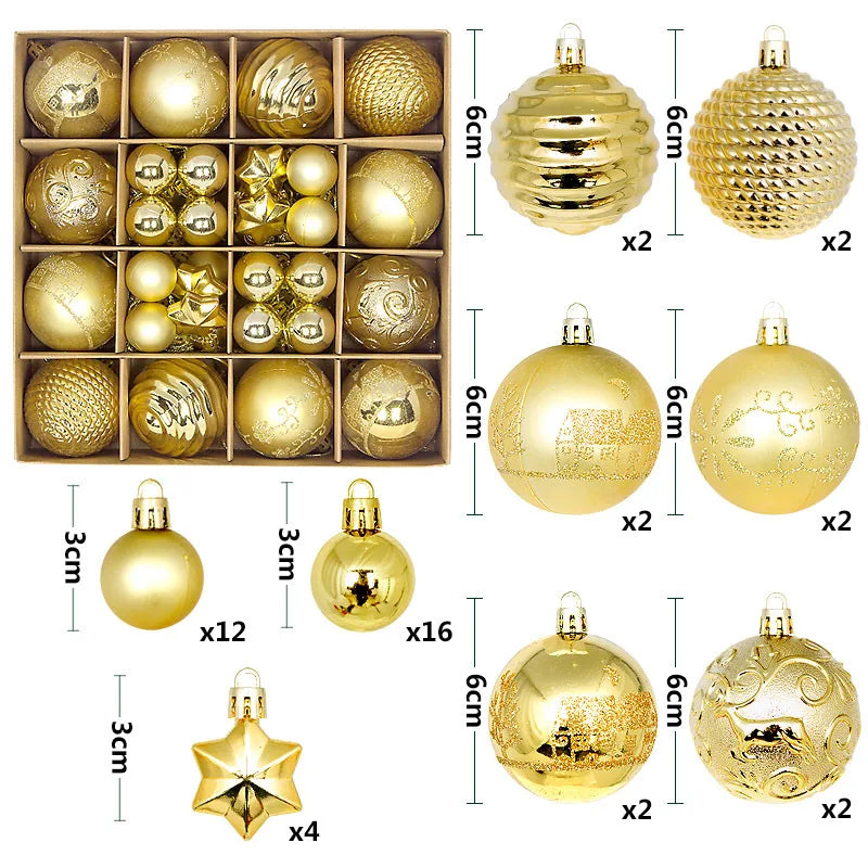 Christmas Ball Ornament Set