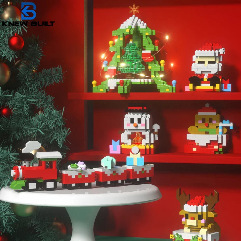 Christmas Micro Mini Building Blocks Toys