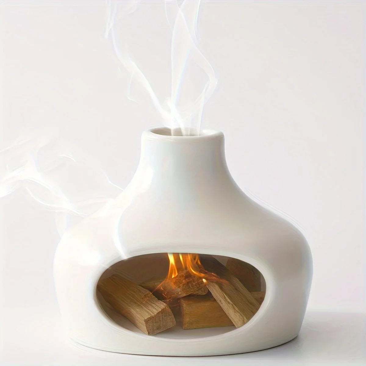 Elegant Ceramic Palo Santo & Sage Burner