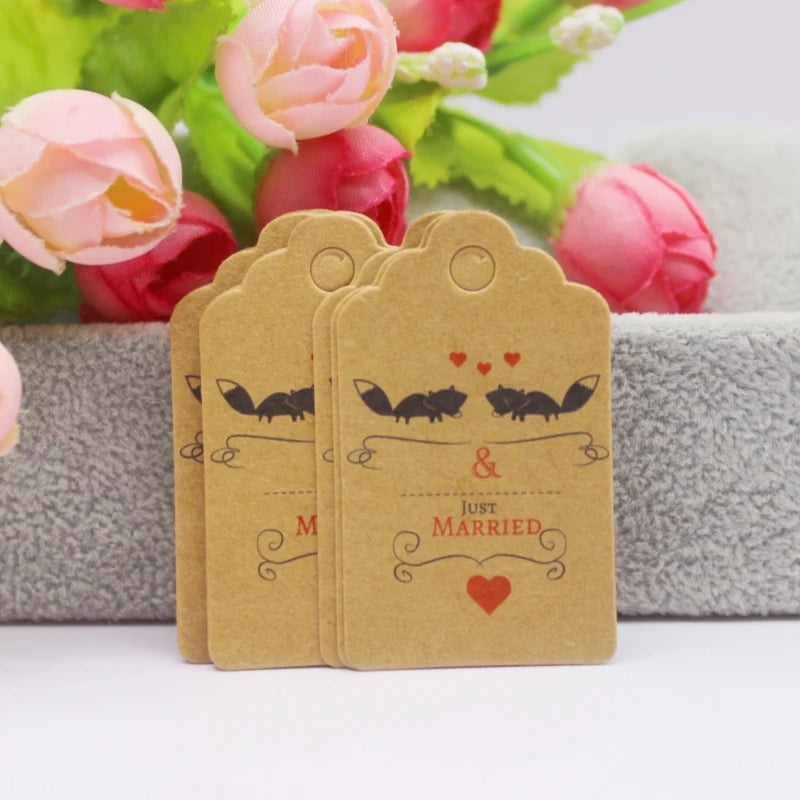 100pcs Label Tags with Strings
