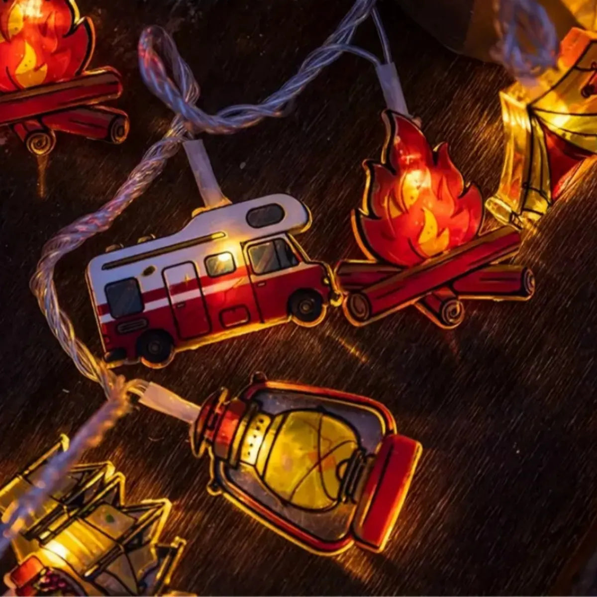 LED Camping Pattern String Lights